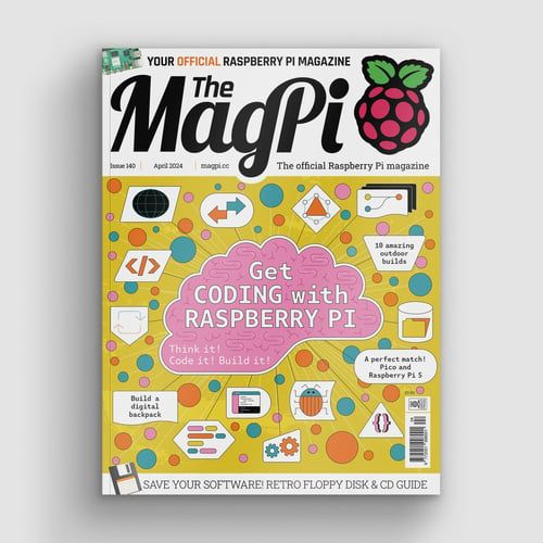 Magazine cover for The MagPi Issue 140