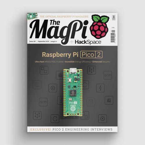 Magazine cover for The MagPi Issue 145